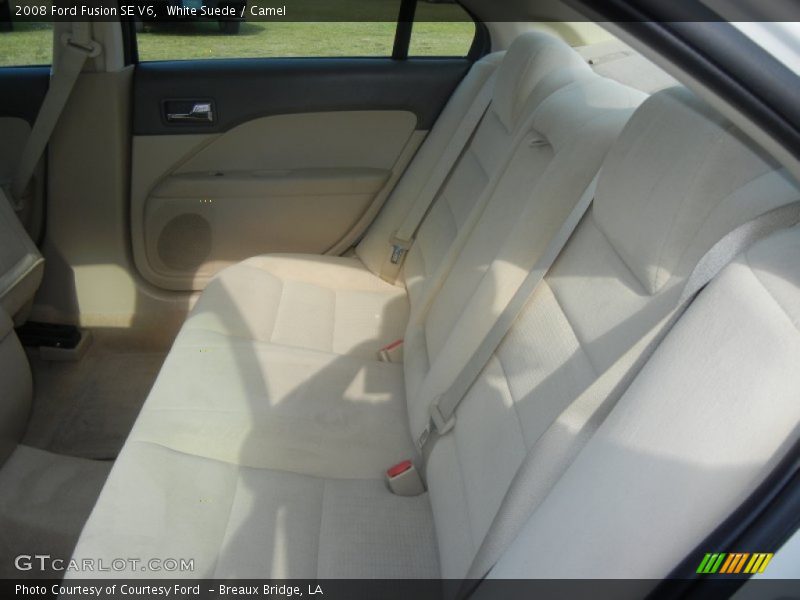 White Suede / Camel 2008 Ford Fusion SE V6