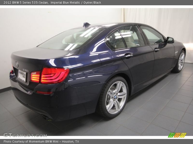 Imperial Blue Metallic / Oyster/Black 2012 BMW 5 Series 535i Sedan