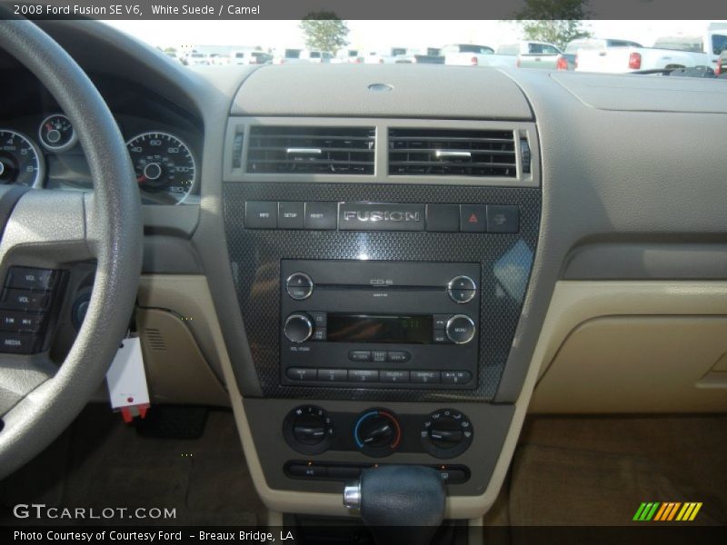 White Suede / Camel 2008 Ford Fusion SE V6