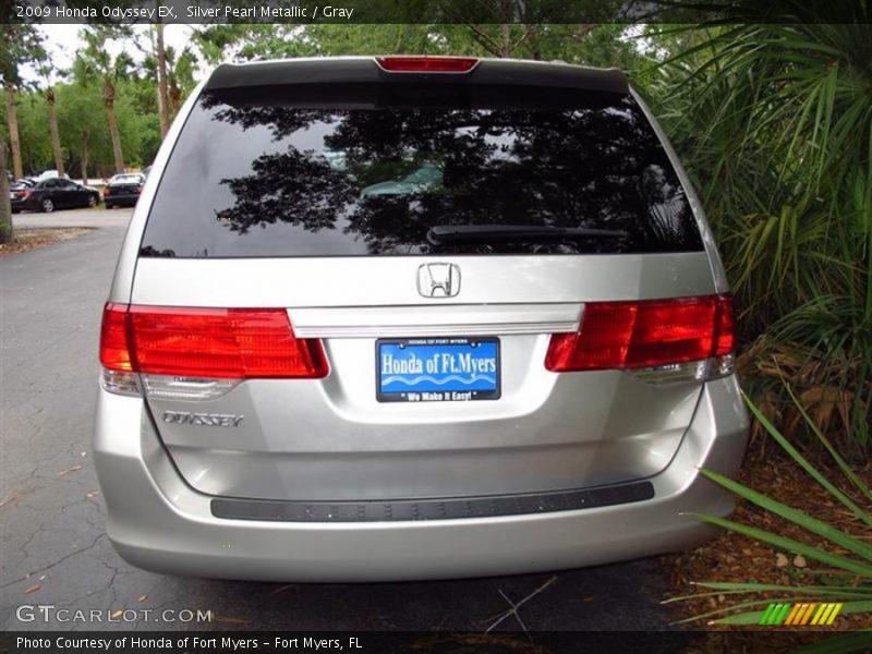Silver Pearl Metallic / Gray 2009 Honda Odyssey EX