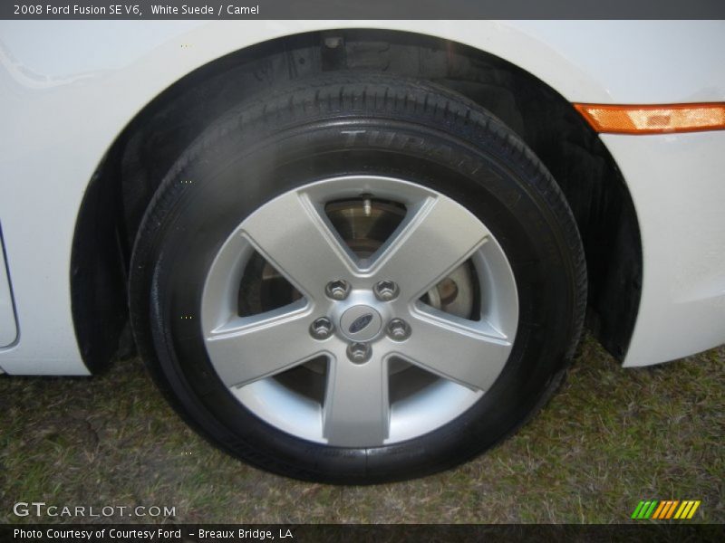 White Suede / Camel 2008 Ford Fusion SE V6