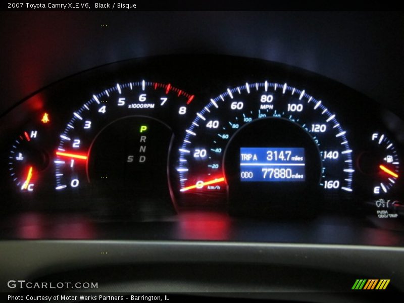 Black / Bisque 2007 Toyota Camry XLE V6