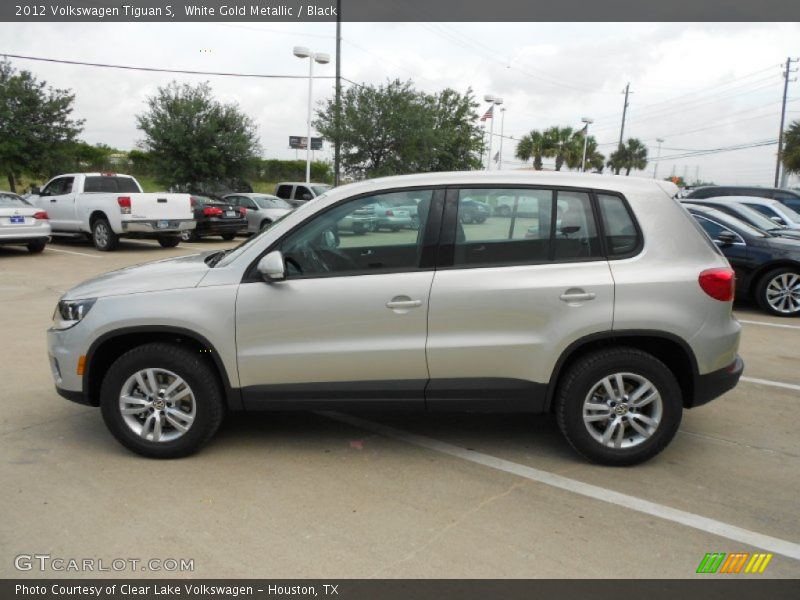 White Gold Metallic / Black 2012 Volkswagen Tiguan S