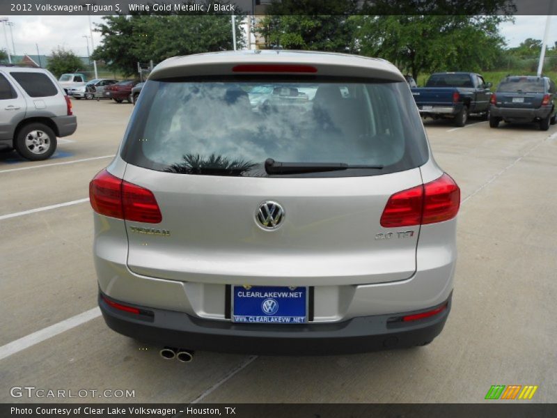 White Gold Metallic / Black 2012 Volkswagen Tiguan S