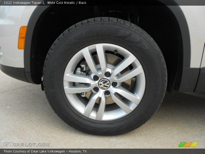 White Gold Metallic / Black 2012 Volkswagen Tiguan S