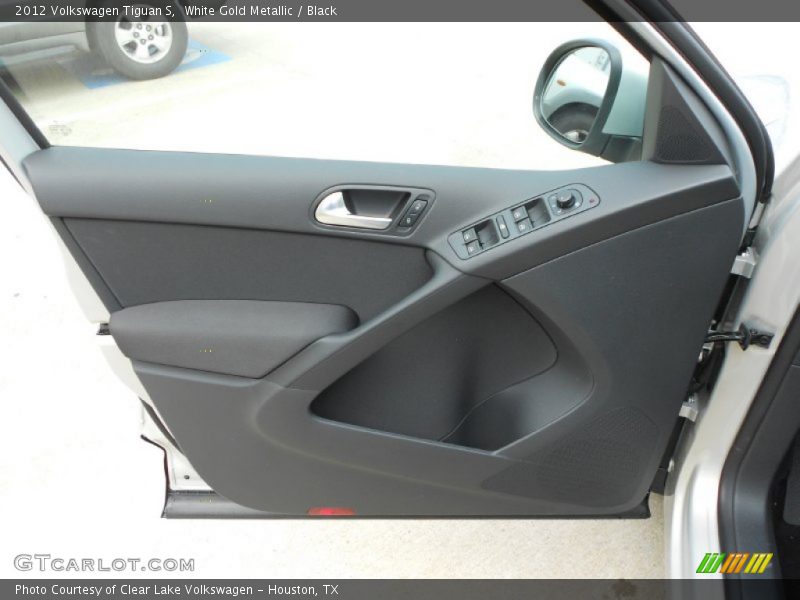 White Gold Metallic / Black 2012 Volkswagen Tiguan S
