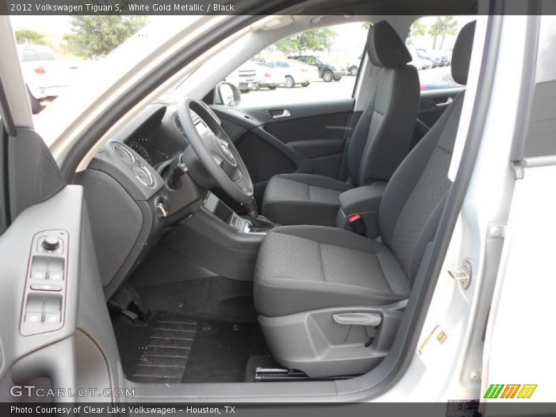 White Gold Metallic / Black 2012 Volkswagen Tiguan S