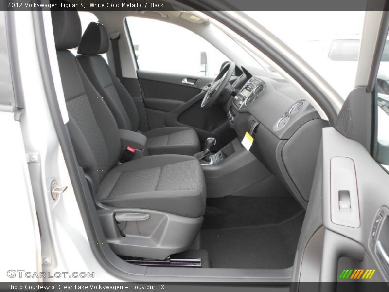 White Gold Metallic / Black 2012 Volkswagen Tiguan S