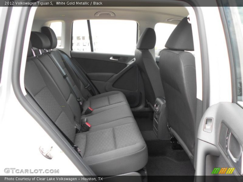 White Gold Metallic / Black 2012 Volkswagen Tiguan S