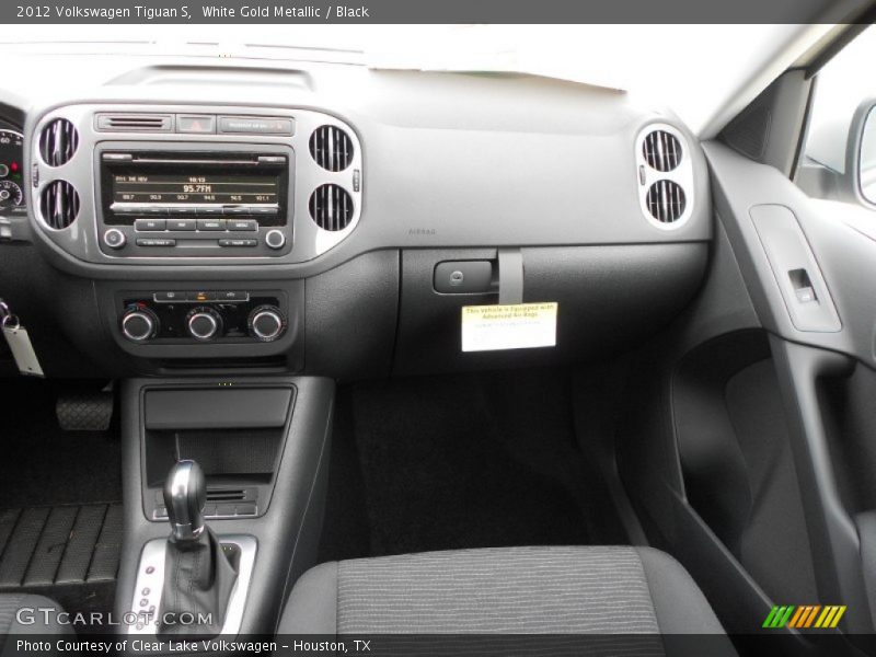 White Gold Metallic / Black 2012 Volkswagen Tiguan S