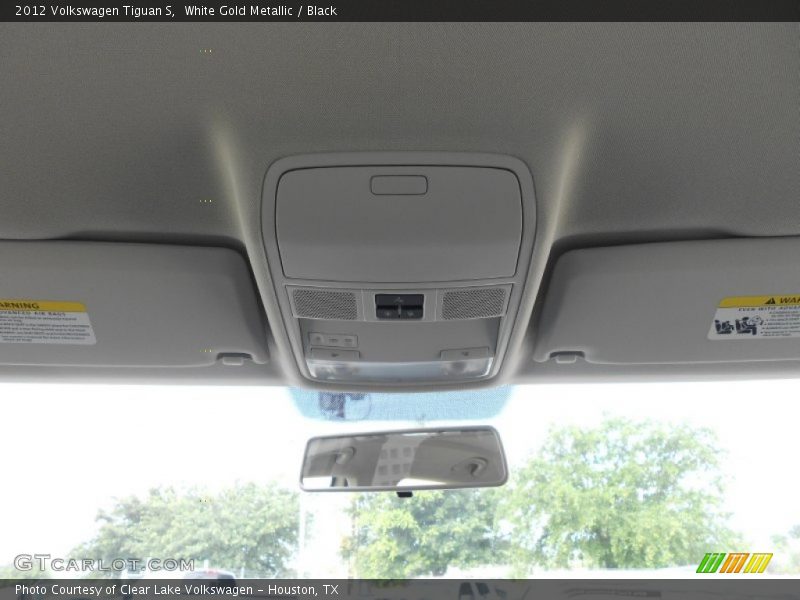 White Gold Metallic / Black 2012 Volkswagen Tiguan S