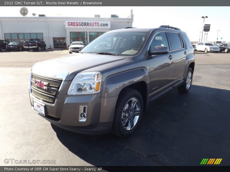 Mocha Steel Metallic / Brownstone 2012 GMC Terrain SLT