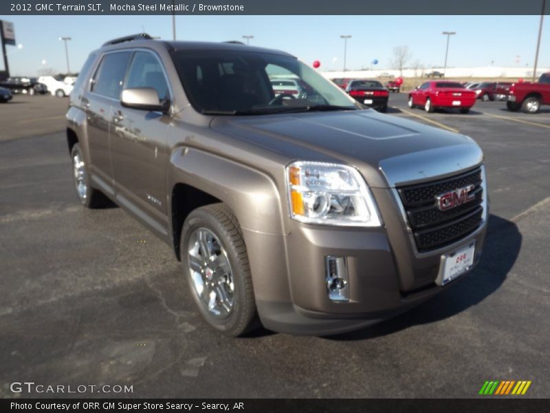 Mocha Steel Metallic / Brownstone 2012 GMC Terrain SLT