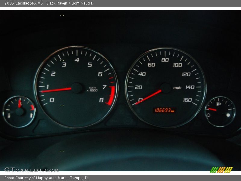 Black Raven / Light Neutral 2005 Cadillac SRX V6