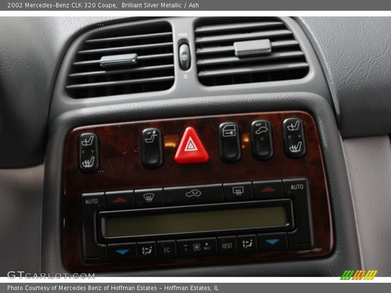 Brilliant Silver Metallic / Ash 2002 Mercedes-Benz CLK 320 Coupe