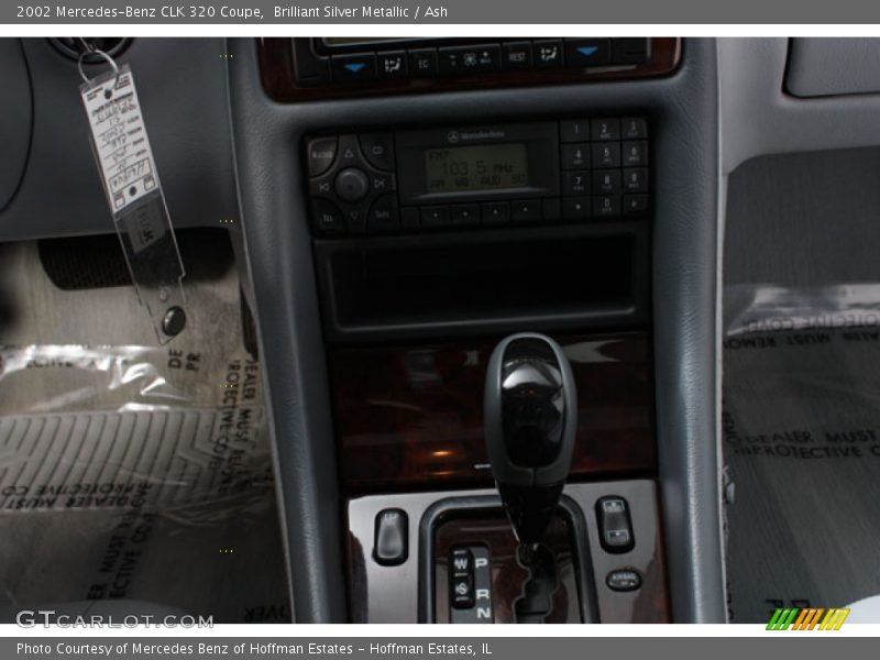 Brilliant Silver Metallic / Ash 2002 Mercedes-Benz CLK 320 Coupe