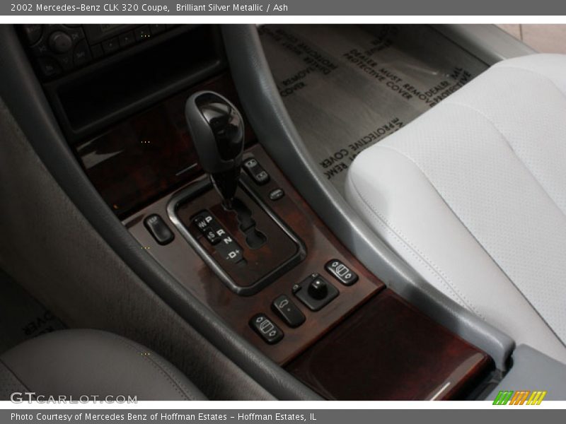 Brilliant Silver Metallic / Ash 2002 Mercedes-Benz CLK 320 Coupe