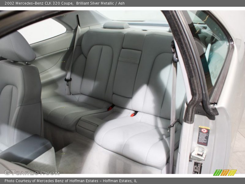Brilliant Silver Metallic / Ash 2002 Mercedes-Benz CLK 320 Coupe