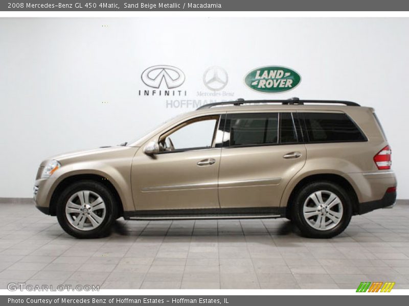 Sand Beige Metallic / Macadamia 2008 Mercedes-Benz GL 450 4Matic