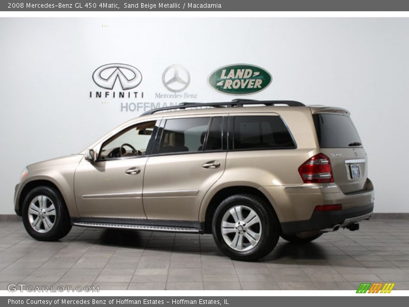 Sand Beige Metallic / Macadamia 2008 Mercedes-Benz GL 450 4Matic