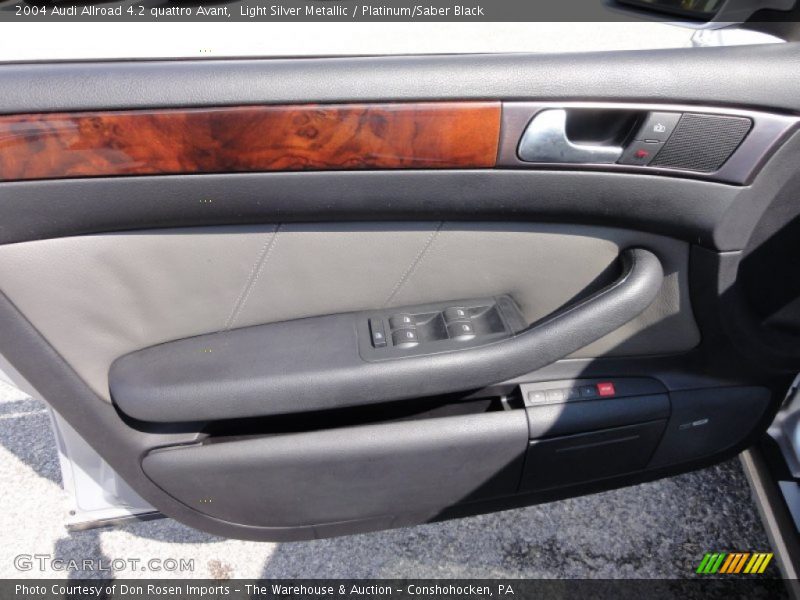 Light Silver Metallic / Platinum/Saber Black 2004 Audi Allroad 4.2 quattro Avant
