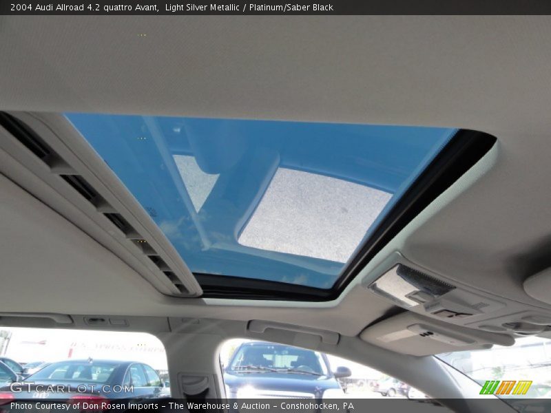 Light Silver Metallic / Platinum/Saber Black 2004 Audi Allroad 4.2 quattro Avant