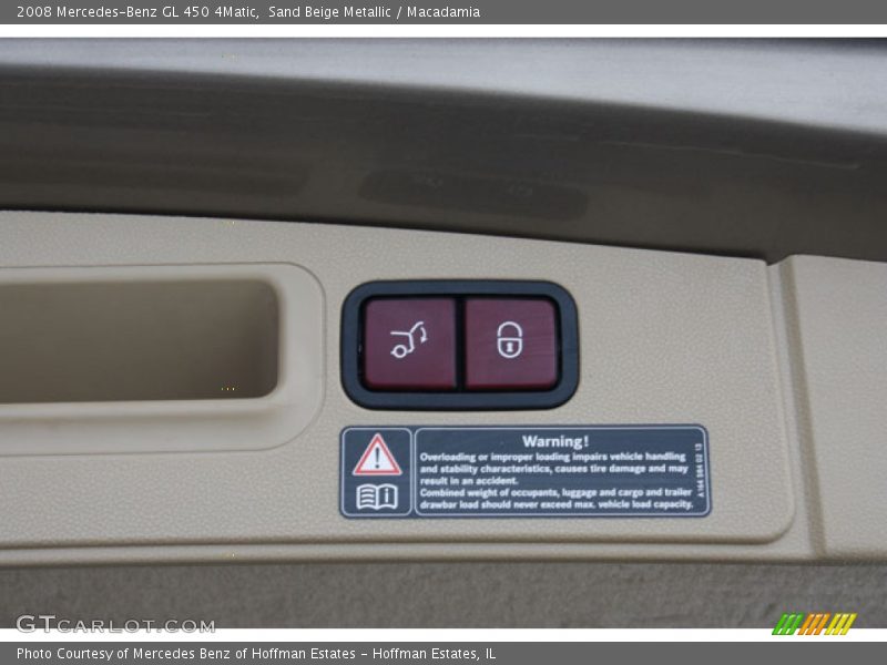 Sand Beige Metallic / Macadamia 2008 Mercedes-Benz GL 450 4Matic