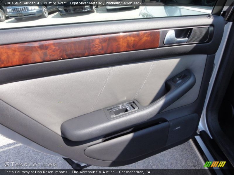 Light Silver Metallic / Platinum/Saber Black 2004 Audi Allroad 4.2 quattro Avant