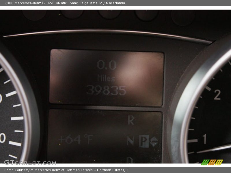 Sand Beige Metallic / Macadamia 2008 Mercedes-Benz GL 450 4Matic