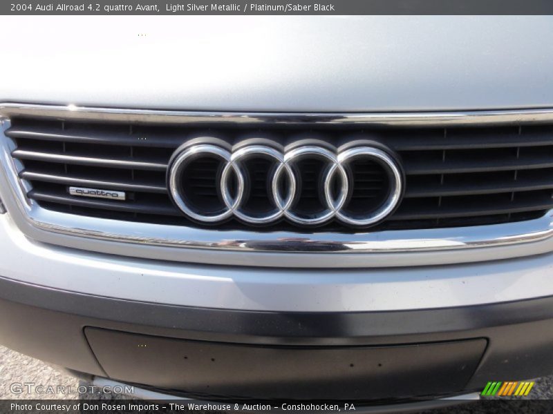 Light Silver Metallic / Platinum/Saber Black 2004 Audi Allroad 4.2 quattro Avant