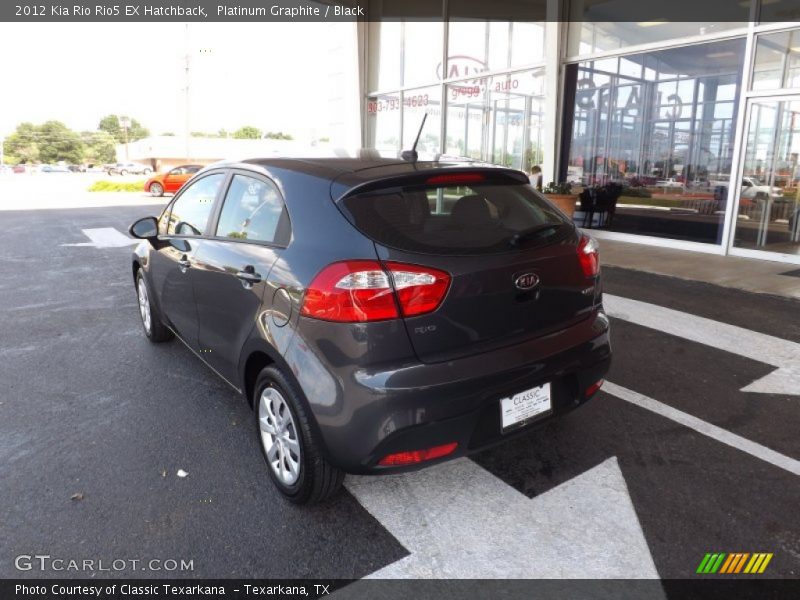 Platinum Graphite / Black 2012 Kia Rio Rio5 EX Hatchback