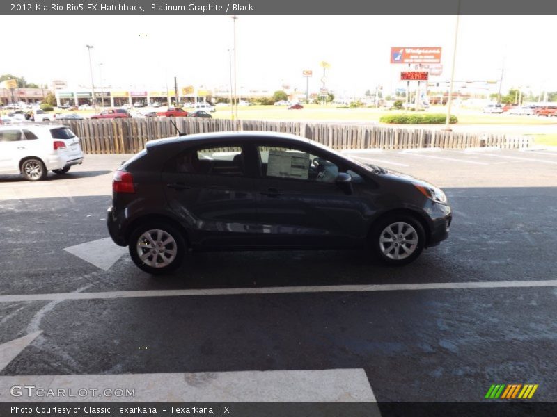Platinum Graphite / Black 2012 Kia Rio Rio5 EX Hatchback
