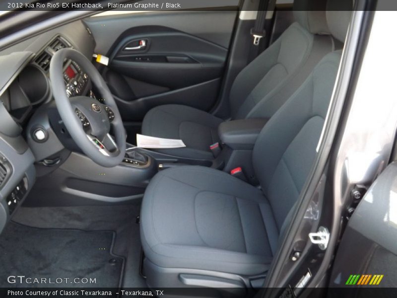 Platinum Graphite / Black 2012 Kia Rio Rio5 EX Hatchback