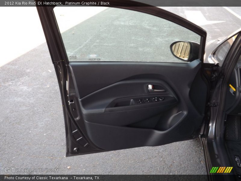 Platinum Graphite / Black 2012 Kia Rio Rio5 EX Hatchback
