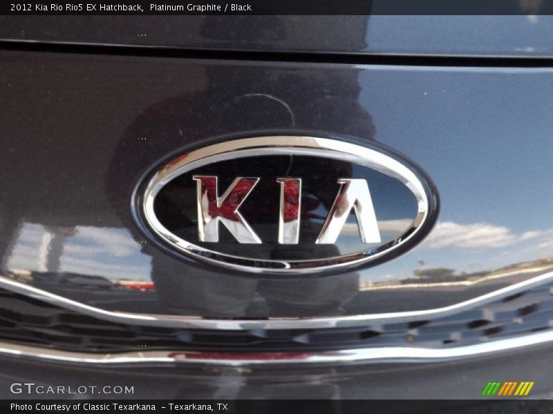 Platinum Graphite / Black 2012 Kia Rio Rio5 EX Hatchback