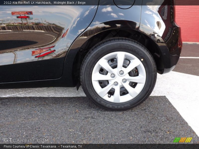 Midnight Black / Beige 2012 Kia Rio Rio5 LX Hatchback