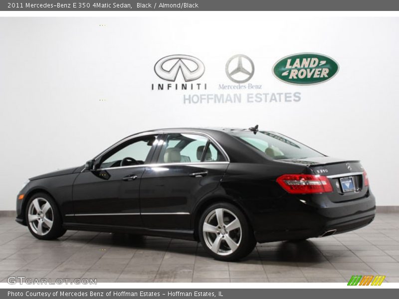 Black / Almond/Black 2011 Mercedes-Benz E 350 4Matic Sedan