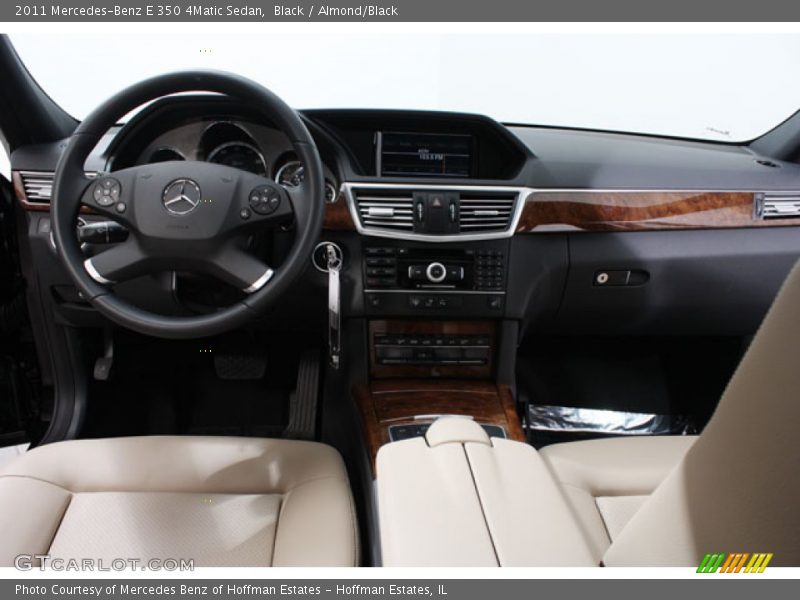 Black / Almond/Black 2011 Mercedes-Benz E 350 4Matic Sedan
