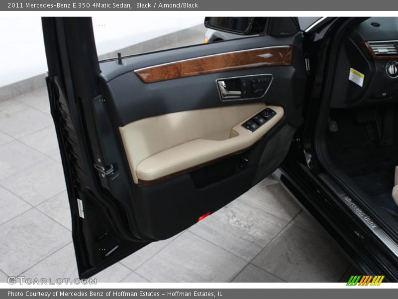 Black / Almond/Black 2011 Mercedes-Benz E 350 4Matic Sedan