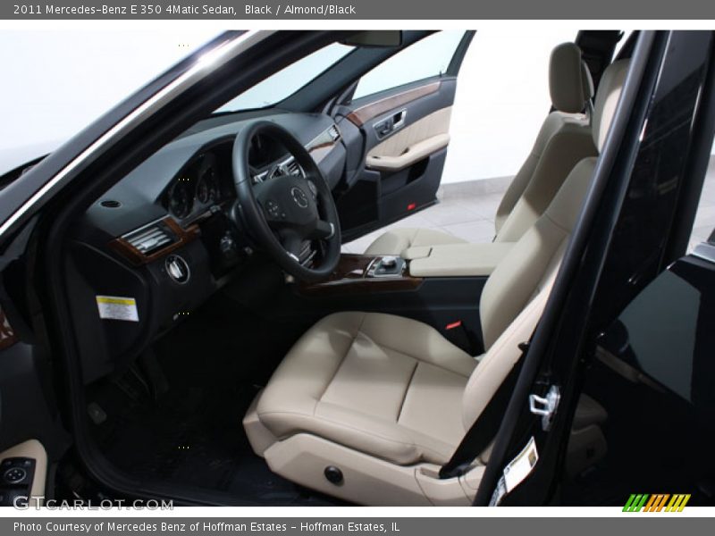 Black / Almond/Black 2011 Mercedes-Benz E 350 4Matic Sedan