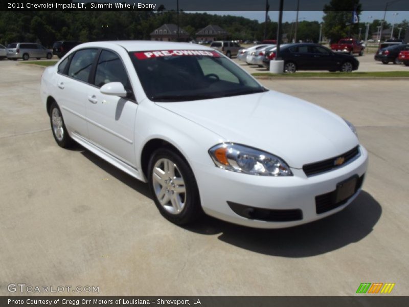 Summit White / Ebony 2011 Chevrolet Impala LT