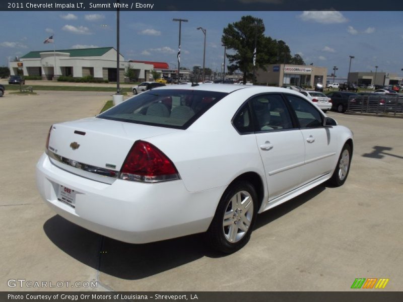Summit White / Ebony 2011 Chevrolet Impala LT