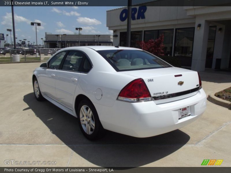 Summit White / Ebony 2011 Chevrolet Impala LT