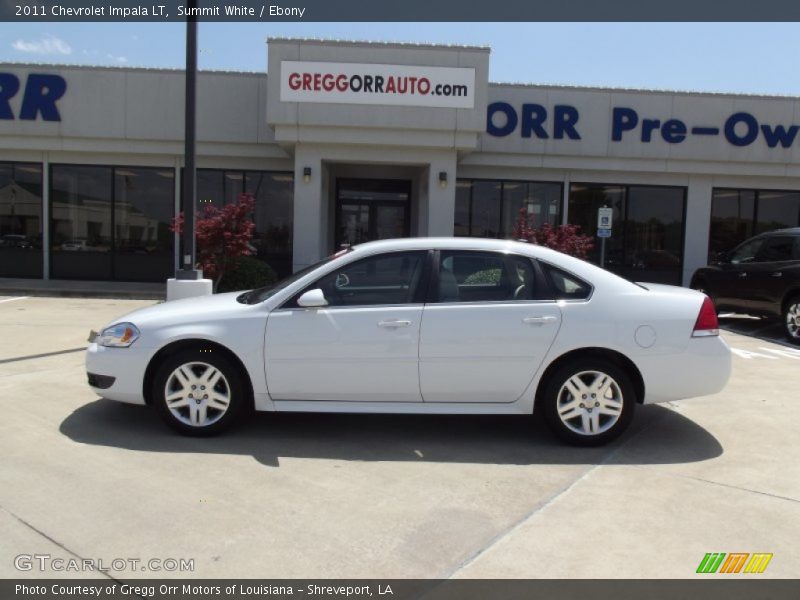 Summit White / Ebony 2011 Chevrolet Impala LT