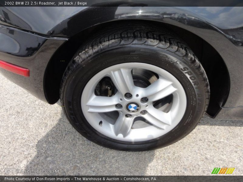 Jet Black / Beige 2002 BMW Z3 2.5i Roadster