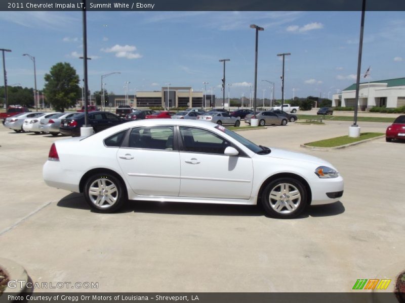Summit White / Ebony 2011 Chevrolet Impala LT