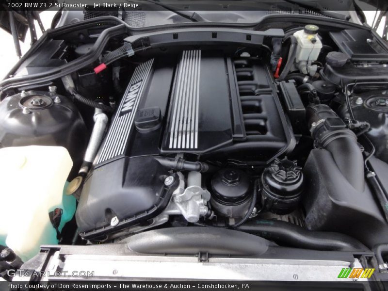  2002 Z3 2.5i Roadster Engine - 2.5L DOHC 24-Valve Inline 6 Cylinder