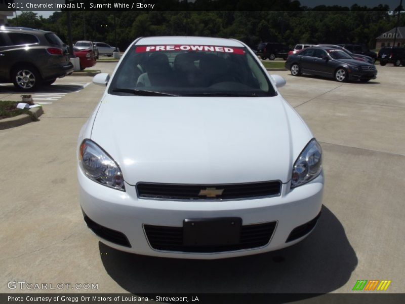 Summit White / Ebony 2011 Chevrolet Impala LT