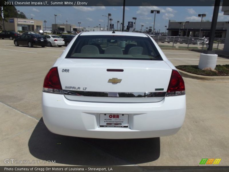 Summit White / Ebony 2011 Chevrolet Impala LT