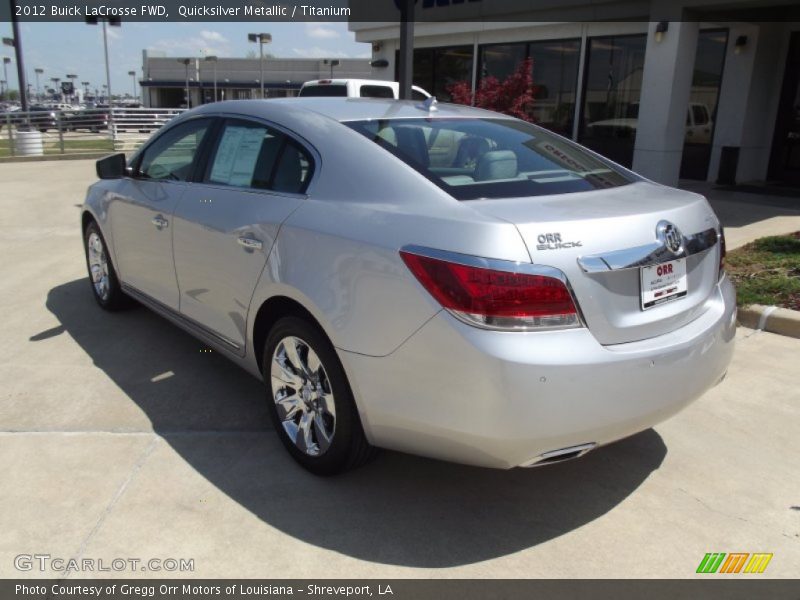 Quicksilver Metallic / Titanium 2012 Buick LaCrosse FWD